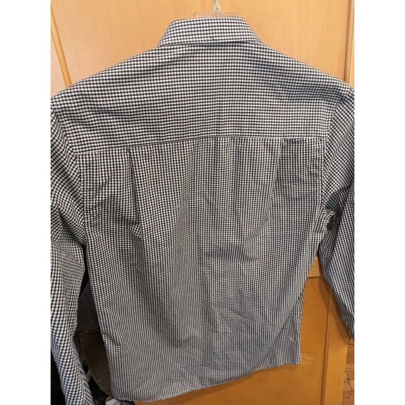 Nick Graham Mens Long Sleeve Button Down Dress Shirt Blue Size Medium - Picture 2 of 4